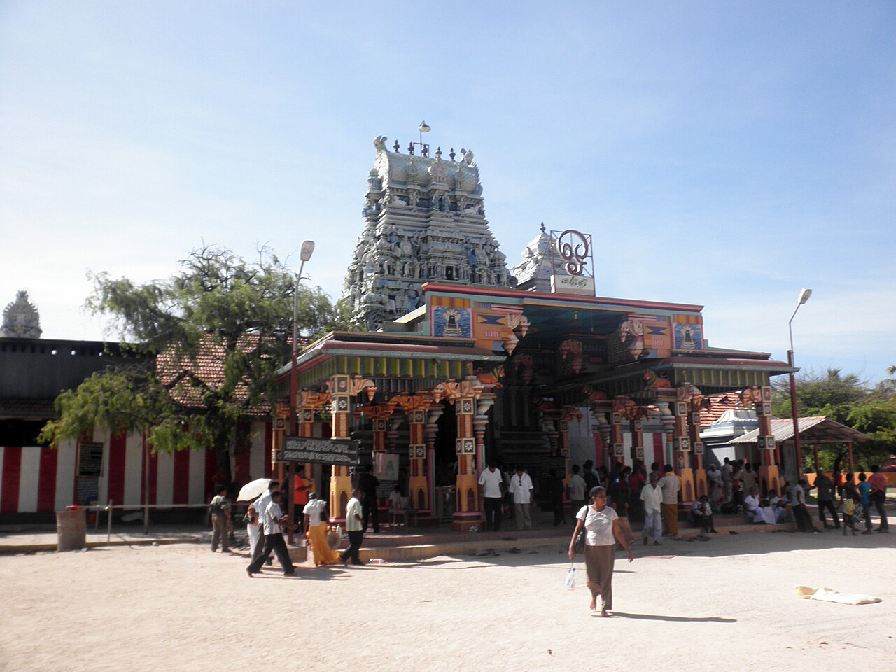 Nainativu Nagapooshani Amman Temple, where Silambu (Anklets) Of Maa Sati Is Held To Have Fallen